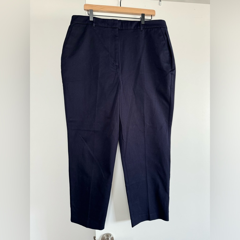 Boden Kew Bi-stretch Pants in Navy, size US 16 NWT